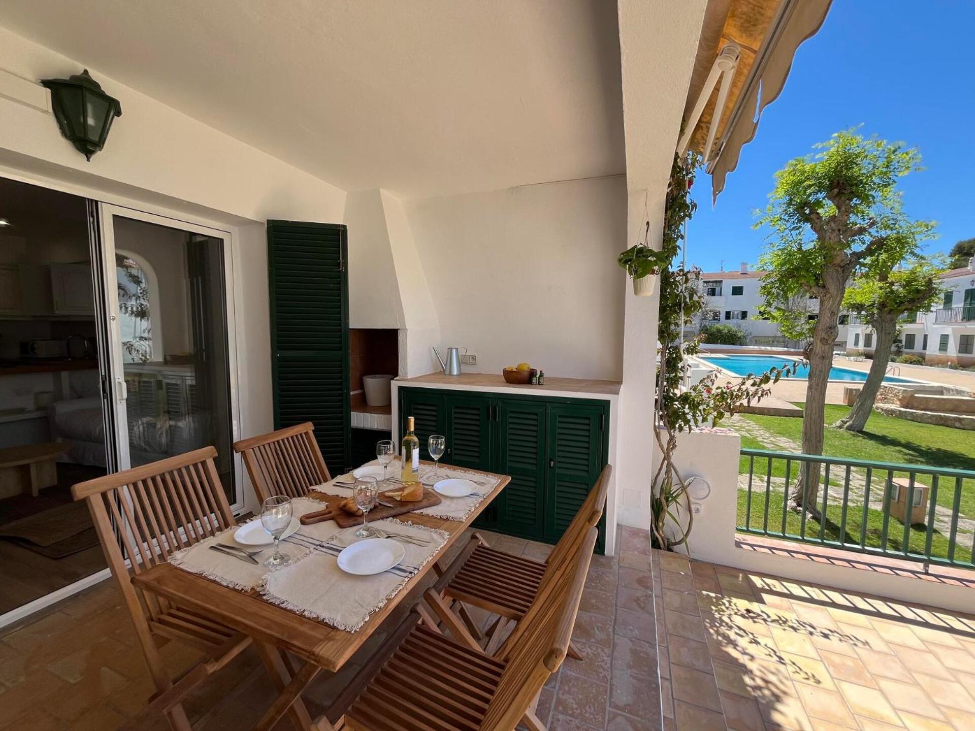 Apartamento Coach House By Som Menorca Son Parc Exterior foto